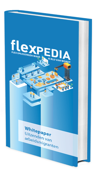 Whitepaper - Cover -Uitzenden van Arbeidsmigranten | Flexpedia